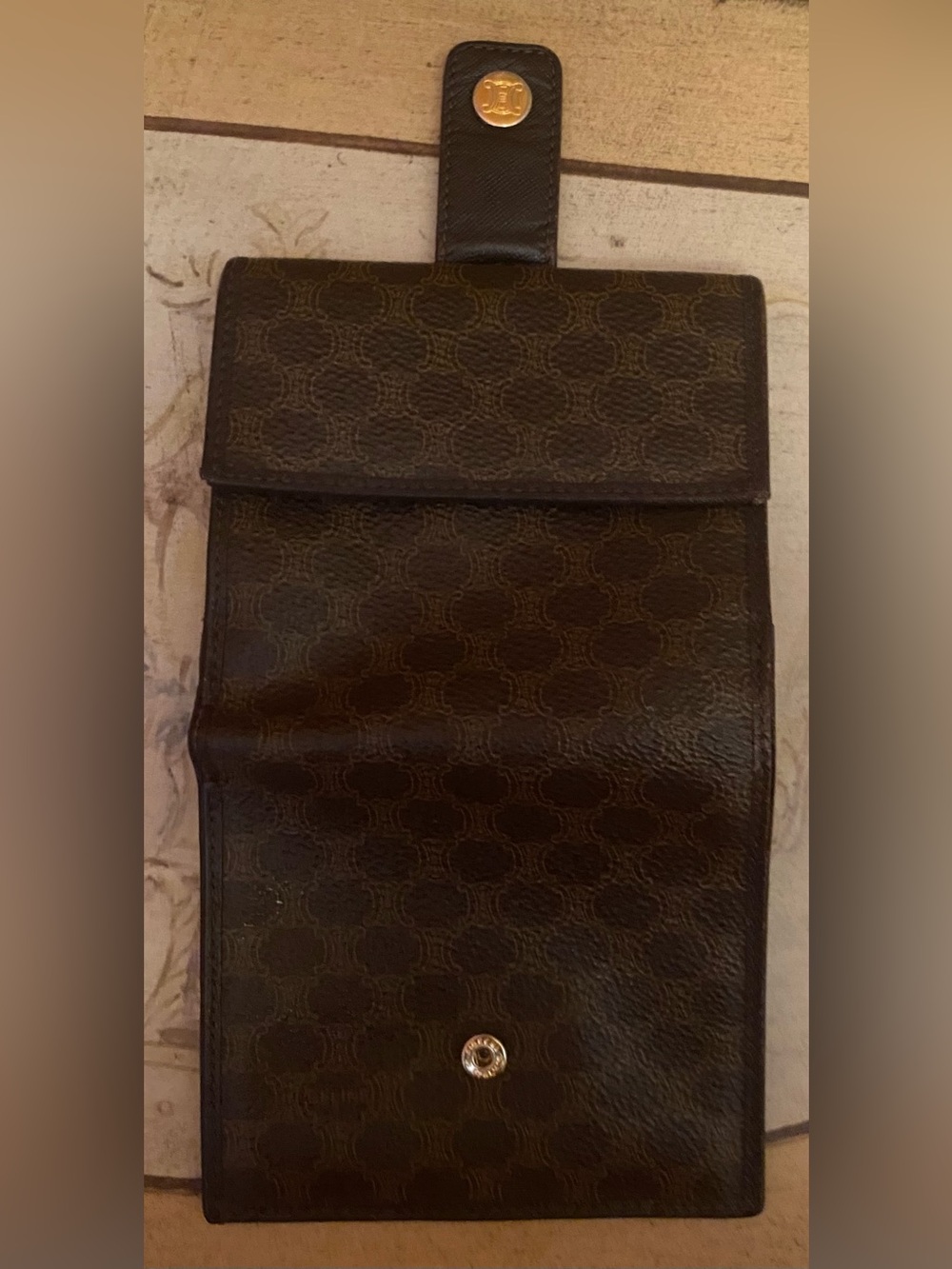 Céline - VINTAGE - EUC - Macadam Triomphe Bifold Wallet. - Picture 4 of 10